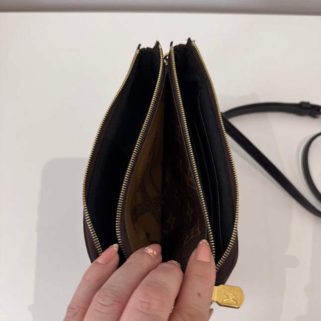 Pochette Louis Vuitton Double zip reverse