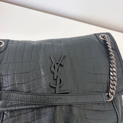 Sac Saint Laurent Niki Medium Kaki foncé