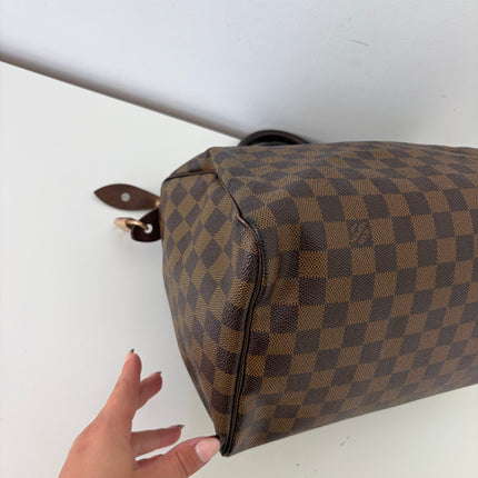 Sac Louis Vuitton Speedy 30 Damier Ébène