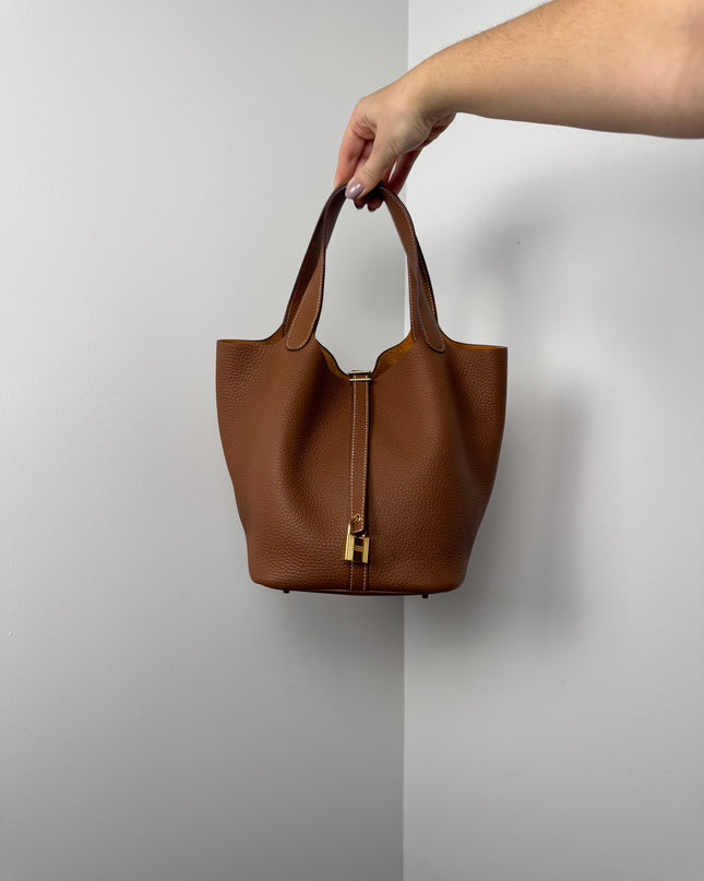 Sac Hermès Picotin 22 Gold