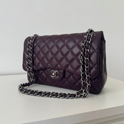 Sac Chanel Timeless Jumbo Prune