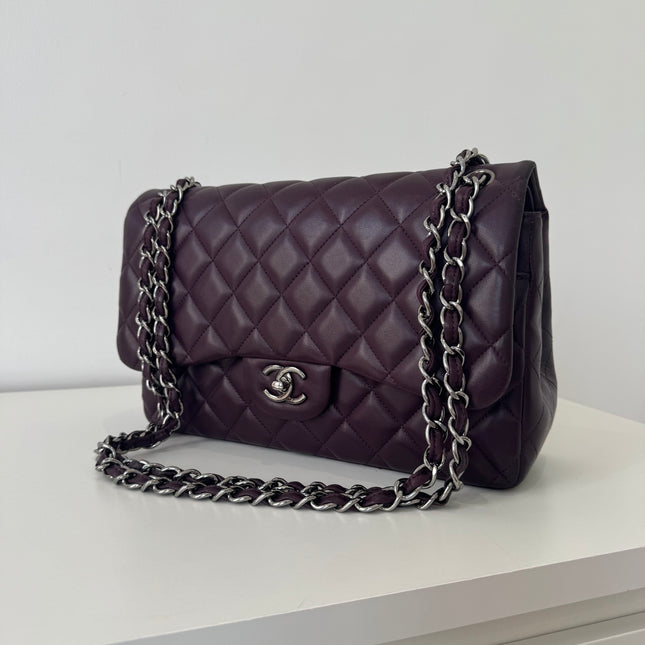 Sac Chanel Timeless Jumbo Prune