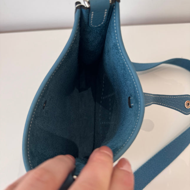 Sac Hermès Evelyne 16 Bleu Jean