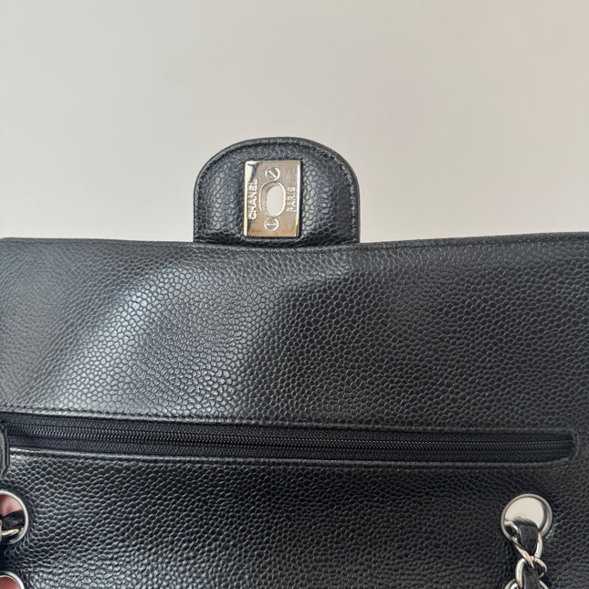 Sac Chanel 11.12 timeless classique cuir caviar