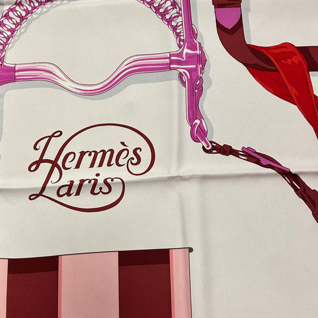 Carré Hermès Grand manège détails