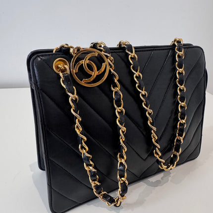 Sac Caméra Chevrons Chanel