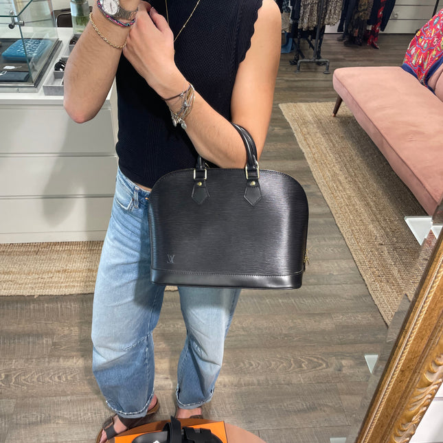 Sac Louis Vuitton Alma PM Cuir Épi