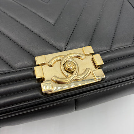 Sac Chanel Boy chevrons médium