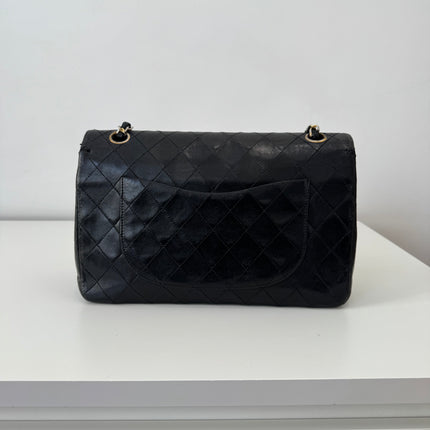 Sac Chanel Vintage Timeless 25cm Noir rabat droit