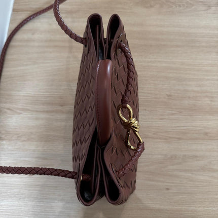 Sac Andiamo Petit Bottega Veneta Marron Sapele