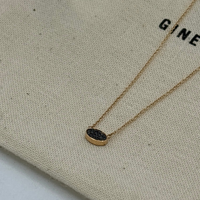 Collier Gynette NYC Ellipses et sequins