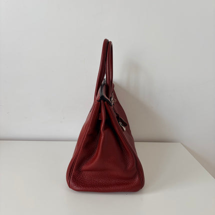Sac Hermès Birkin 35 rouge H