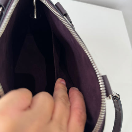 Sac Louis Vuitton BB Alma Cuir Épi Prune