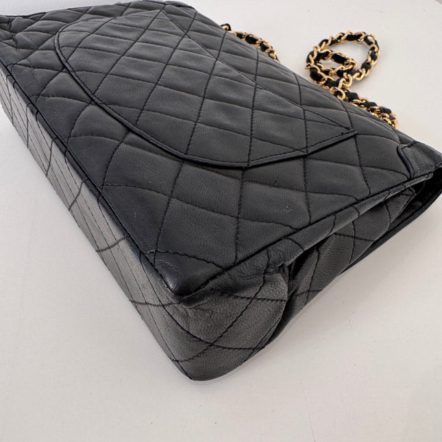 Sac Chanel vintage fermoir bicolore