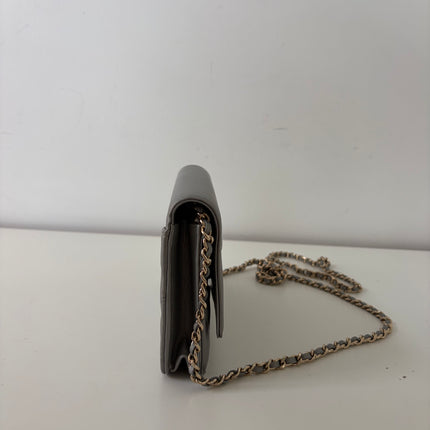 Sac Chanel Wallet on chain Gris argent