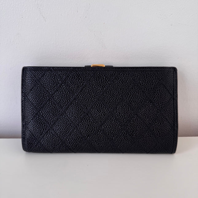 Portefeuille Chanel noir