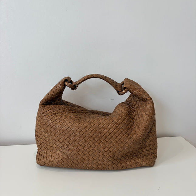 Sac Hobo Bottega Veneta mordoré