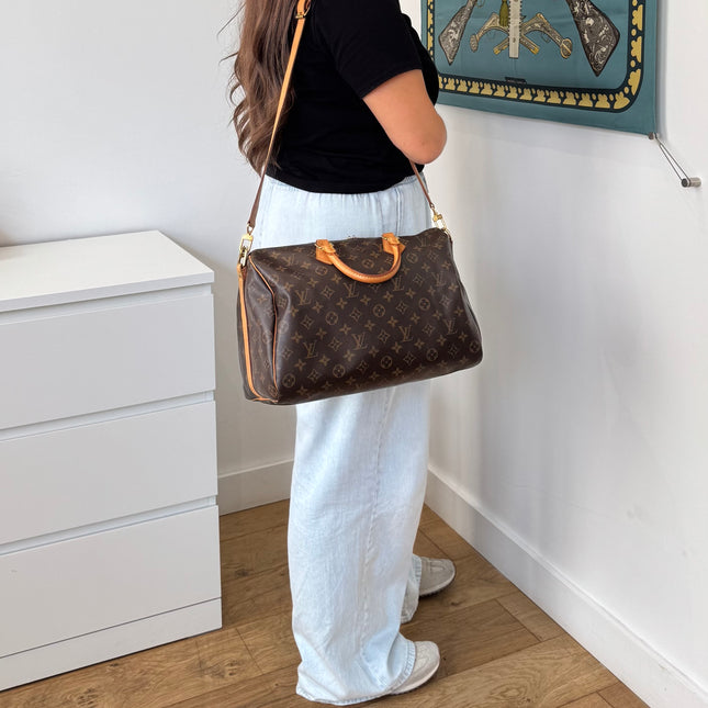 Sac Louis Vuitton Speedy 35 Monogram bandoulière