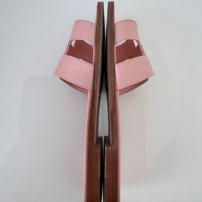 Sandales Oran Hermès Rose T37