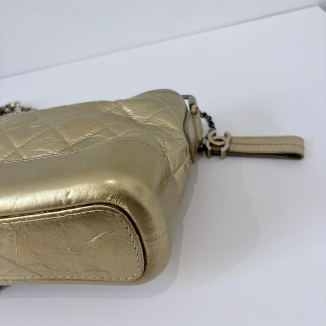 Sac Chanel mini Gabrielle Doré