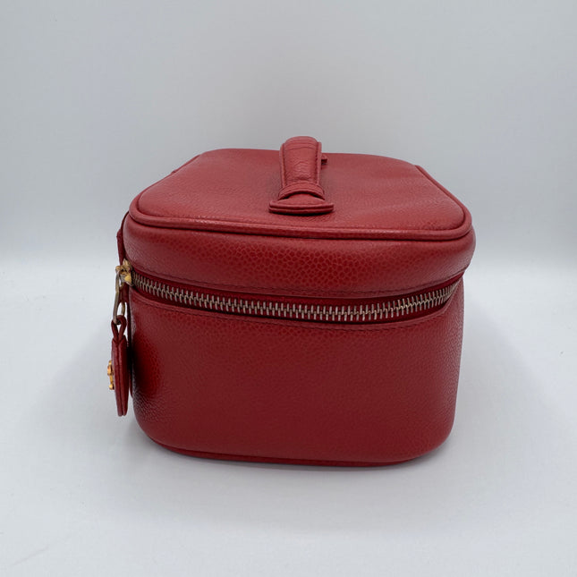 Vanity Chanel Rouge Cuir Caviar