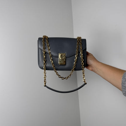 Sac Celine C bag gris bandoulière