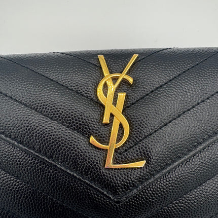 Portefeuille Saint Laurent Grain de poudre