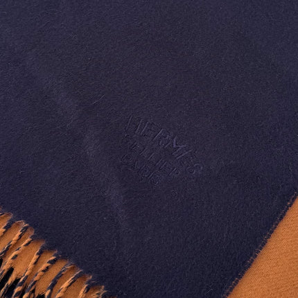 Étole Hermès cachemire double face