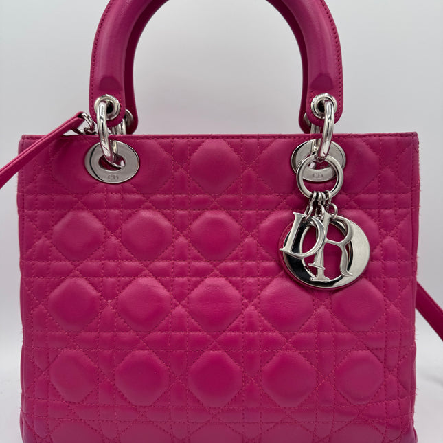 Sac Dior Lady Dior Medium Rose