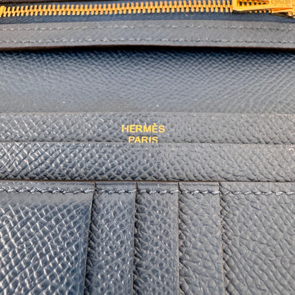 Portefeuille Hermès Béarn Compact verso