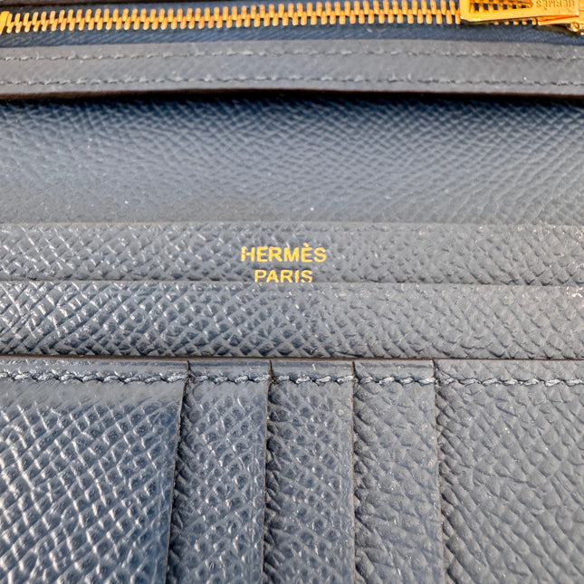 Portefeuille Hermès Béarn Compact verso