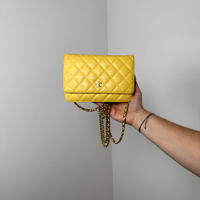 Sac Chanel Wallet on Chain Jaune