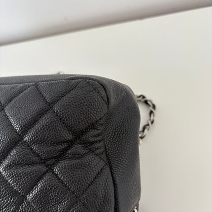 Sac Chanel single flap souple noir