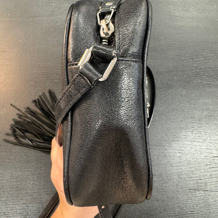 Sac Caméra Lou Saint Laurent Noir