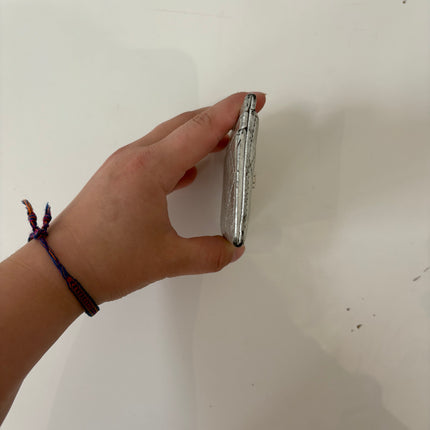 Porte cartes Chanel argent