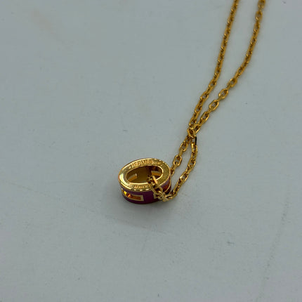 Collier Hermès Mini Pop H Fuchsia