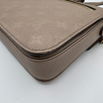 Sac Louis Vuitton Métis Cuir Empreinte tourterelle