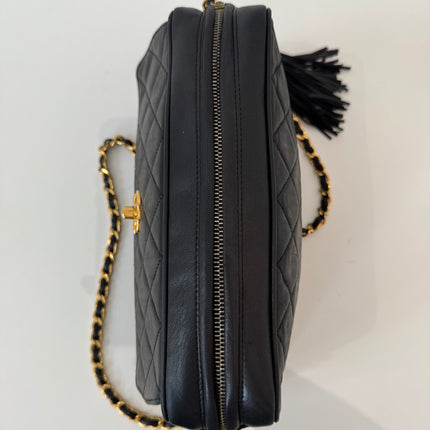 Sac Chanel caméra noir vintage