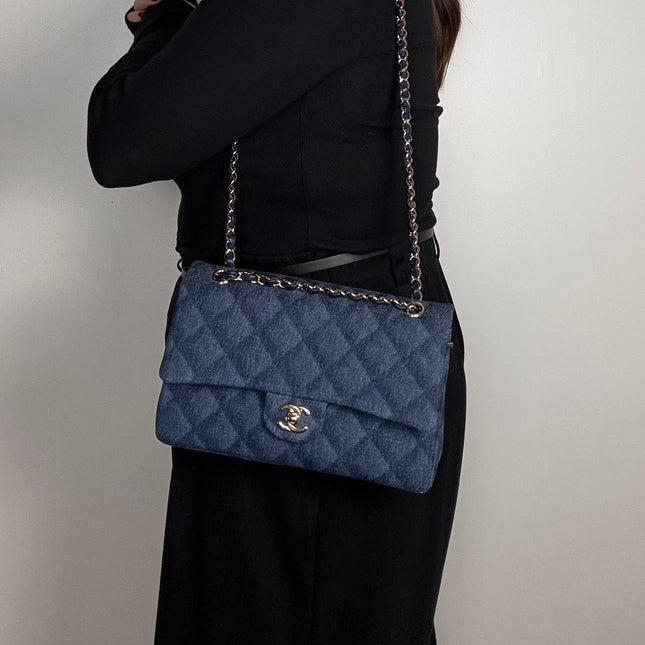 Sac Timeless Chanel Bleu Jean