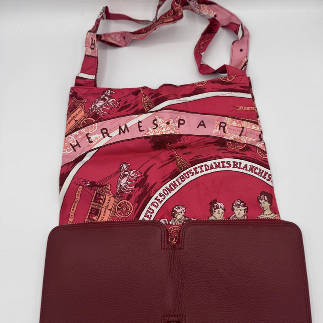 Sac Hermès en soie Jeu des Omnibus