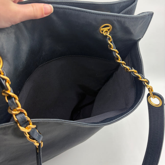 Cabas Chanel Marine CC