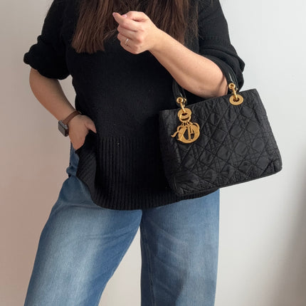 Sac Lady Dior Medium Tissu Dior