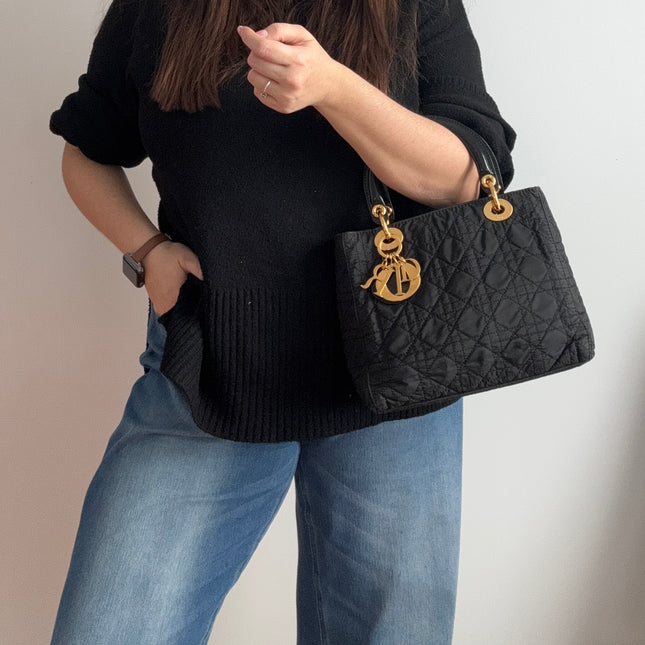 Sac Lady Dior Medium Tissu Dior
