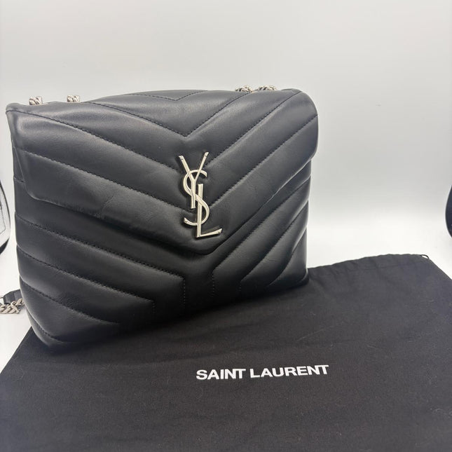 Sac Saint Laurent Loulou small bijouterie argent