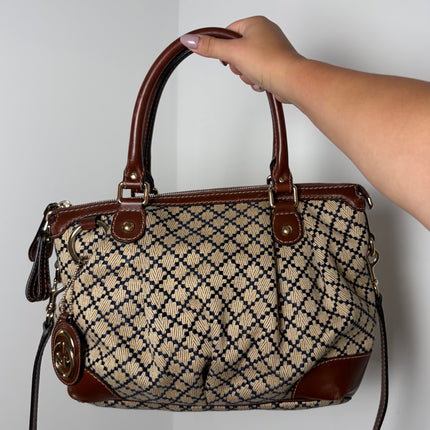 Sac Gucci Sukey toile bandoulière