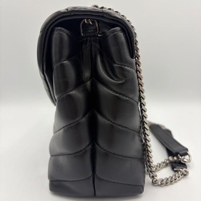 Sac Saint Laurent Loulou small bijouterie argent