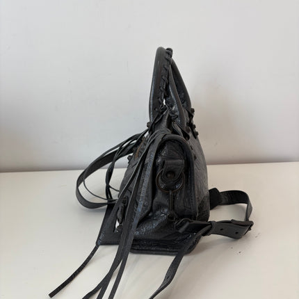 Sac Balenciaga City Small gris foncé