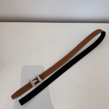 Ceinture Hermès H Réversible Gold & Noir 85cm