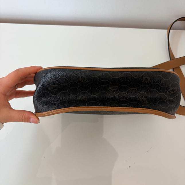 Sac Dior bandoulière toile nid d’abeilles