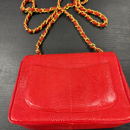 Sac Chanel Mini Square Lézard